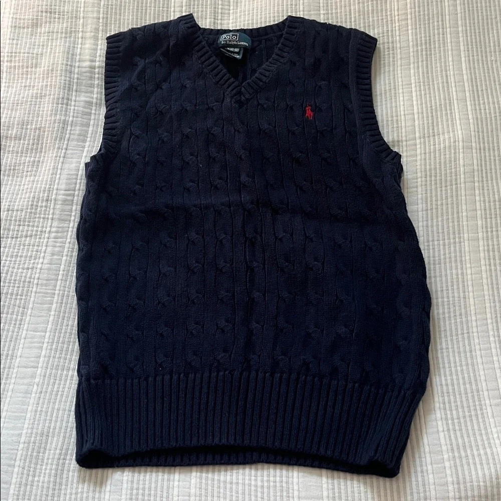 Ralph Lauren Polo Navy Sweater Vest